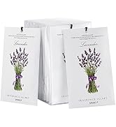 MYARO 12 Packs Lavender Scented Sachets Air Freshener for Drawer and Closet, Long-Lasting Sachets...