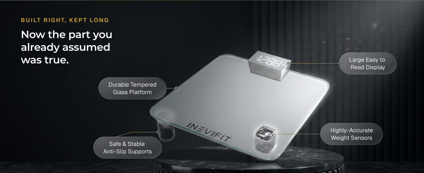 I-BS002S - Best Digital Bathroom Scale - Premium A+