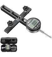 Neoteck 0-1'' Digital Dial Indicator Table Saw Gauge Suitable for Table Saws with a Groove Width ...