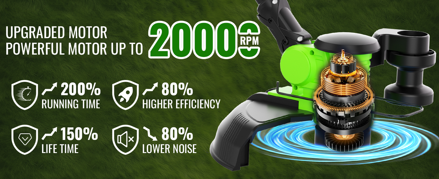 battery operated weed wacker cordless cordless string trimmer