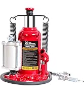 BIG RED TQ20006-1 Torin Welded Pneumatic Air Hydraulic Car Bottle Jack: Aluminum Alloy Pump and S...