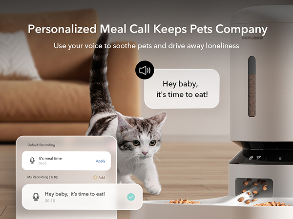 automatic pet feeder for 2 cats