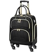 Ytonet Underseat Carry on Luggage with Wheels, Under Seat Bag for Airplanes with 4 Spinner Wheels...