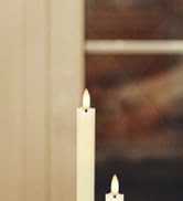 flameless taper candles
