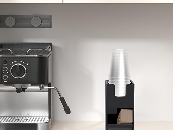 countertop coffee station organizer