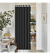 HMYI Blackout Faux Linen Pinch Pleat Curtain - Heavyweight, Light Reducing, Privacy Assured for B...
