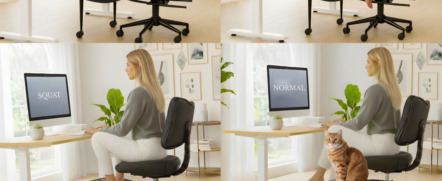 adhd office chair meditation chair with back support ergonomic cross legged office chair