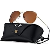 Pro Acme Classic Polarized Aviator Sunglasses for Women Men, Lightweight Metal Pilot Frame UV400 ...