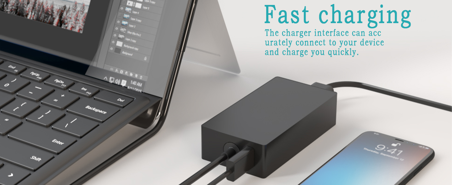 laptop charger microsoft