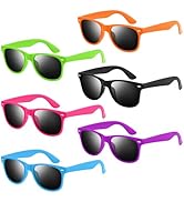 NEBURORA Neon Sunglasses Bulk Classic Retro Multicolor Party Sunglasses for Goody Bag Fillers Men...