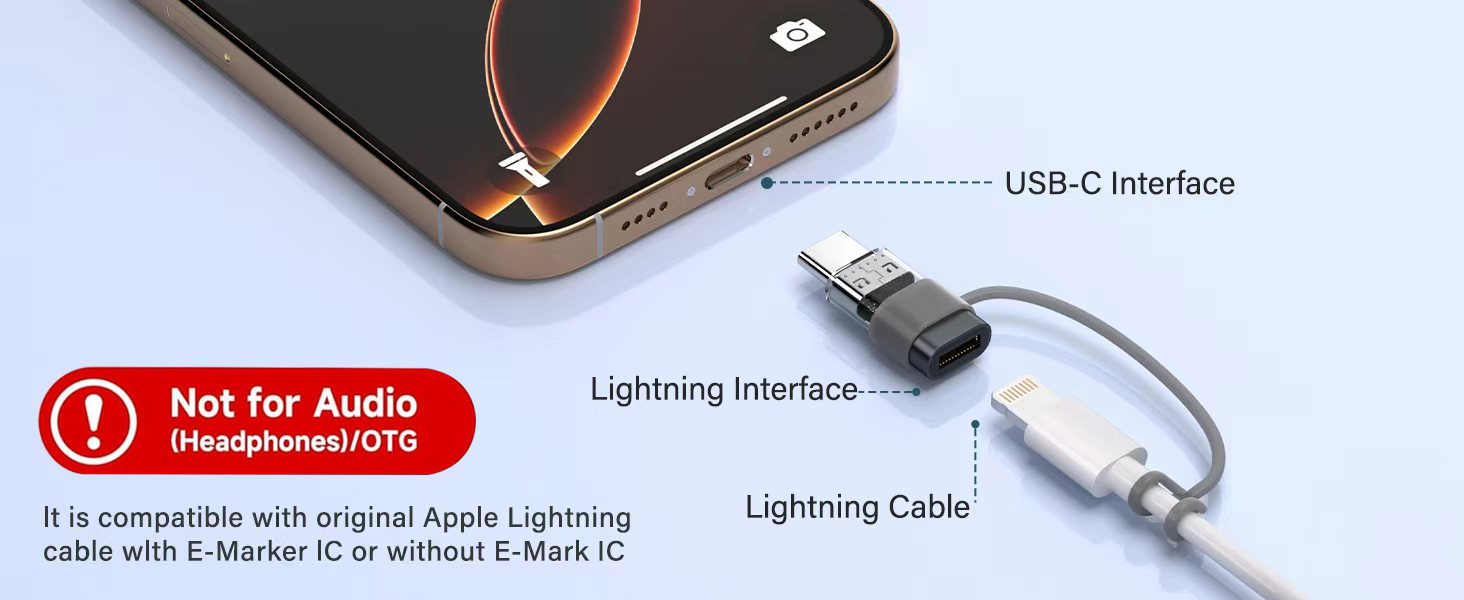 Lightning to USB C Adapter