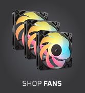 Corsair RS120-R ARGB 120mm PWM ARGB Reverse Fans – Reverse Rotor, +5V ARGB Connections, Eight RGB...