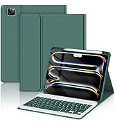 TaIYanG Keyboard Case for iPad Pro 11-inch (M4) 2024 Model (A2836/A2837/A3006), Detachable Magnet...