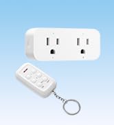 DEWENWILS Wireless Remote Control Outlet, 2 Independent Control Sockets Electrical Remote Light S...