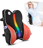 Lumbar Support Pillow for Office Chair,Memory Foam Back Support for Chair,Car Seat,Computer Chair...