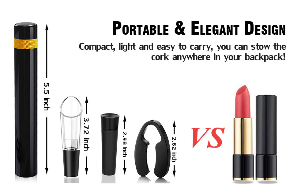 mini wine bottle opener set