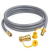 GASPRO 3/8-Inch Natural Gas Hose with Quick Connect Fittings, Propane to Natural Gas Conversion K...
