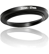 32-37mm Step Up Ring Adapter Filter, Metal Lens Filter Adapter Ring Stepping Rings CNC Machined f...