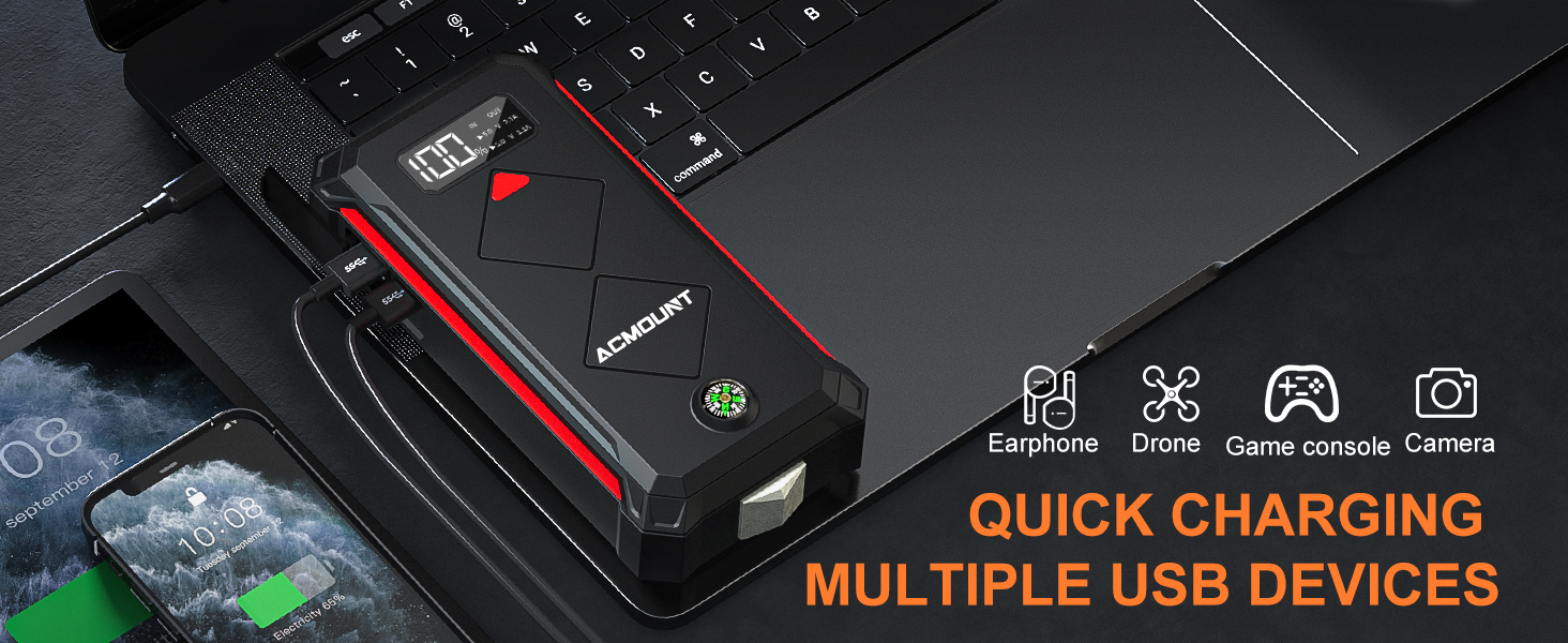 3000A Car Jump Starter