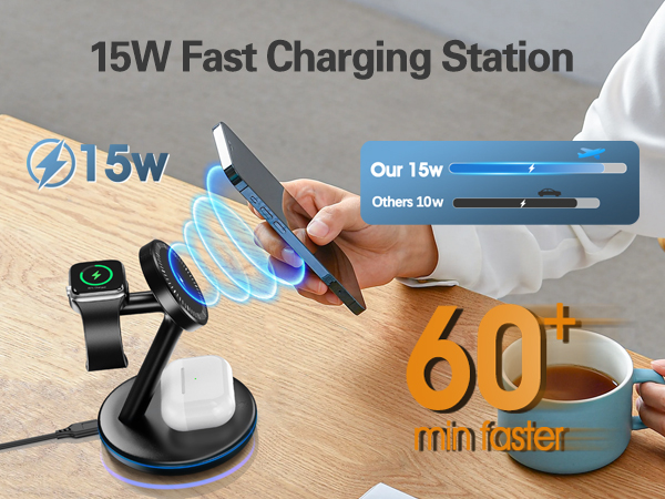 3 in 1 Charging Station for Apple Devices