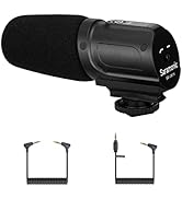 Saramonic On Camera Microphone with Shock Mount Shotgun Condenser Professional Surround Cardioid ...