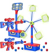 2 IN 1 Shooting Games Toys for Boys 5, 6, 7, 8, 9, 10+ Year Old, Moving Shooting Target and Stand...