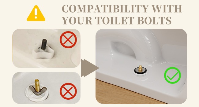 Bird toilet bolt covers