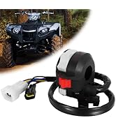 WEIYINGSI 22MM Handlebar Switch, Control Engine Start Run Off Headlight Switch for Big Bear 250 4...