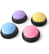 Voice Recording Button, Dog Buttons for Communication Pet Training Buzzer, 30 Second Record &amp; Pla...
