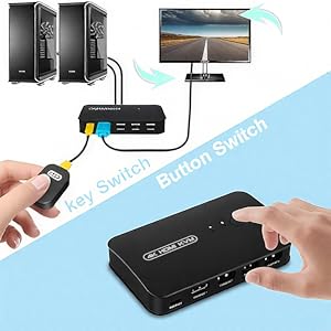 usb and hdmi switcher 2 computers