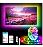 DAYBETTER 16.4 FT LED Lights for Bedroom, LED Strip Lights RGB 5050 Color Changing with App Contr...