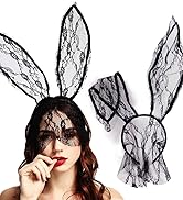 Black bunny ears veil headbands make you more charming