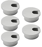 EASYEAH 5 Pcs Desk Grommet 1-3/8" / 35 mm, Desk Cord Hole Cover, Cable Grommet ABS Plastic, Desk ...