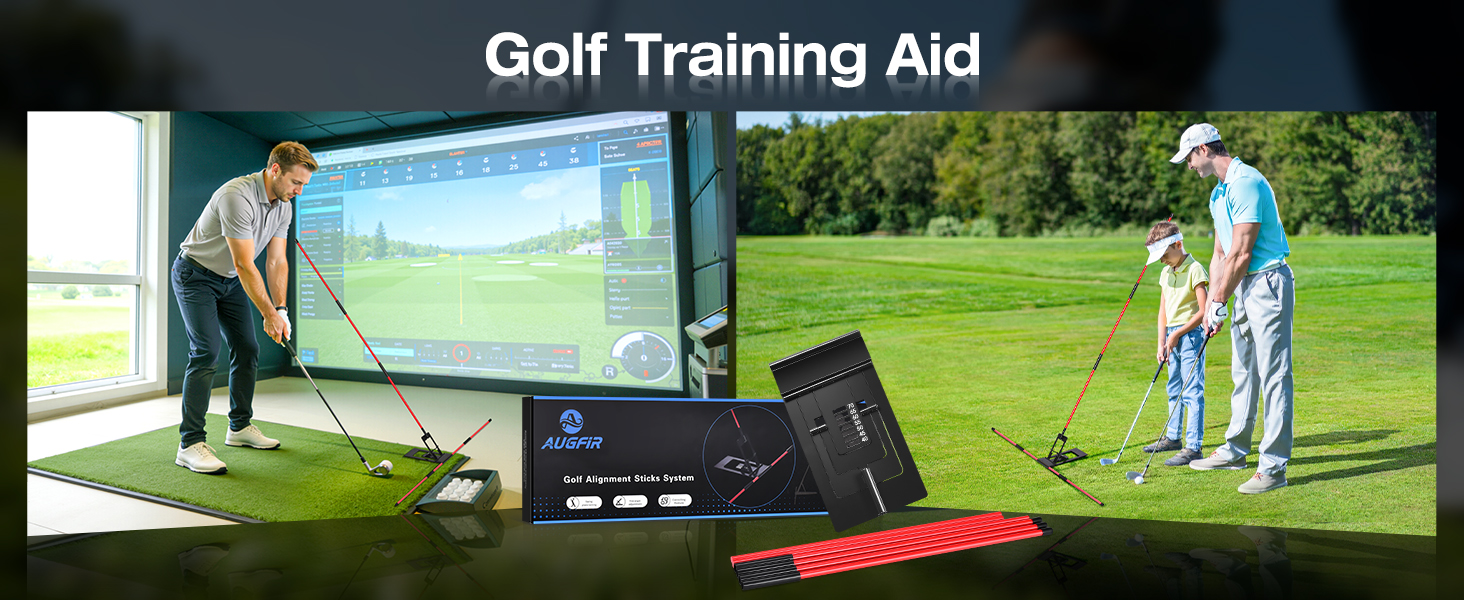 golf alignment sticks