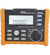 Grounding Meter Tester for Earthing, Digital Grounding Resistance Meter, PEAKMETER MS2302 Digital...