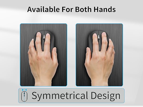 Wireless Mouse Available For Both Hands