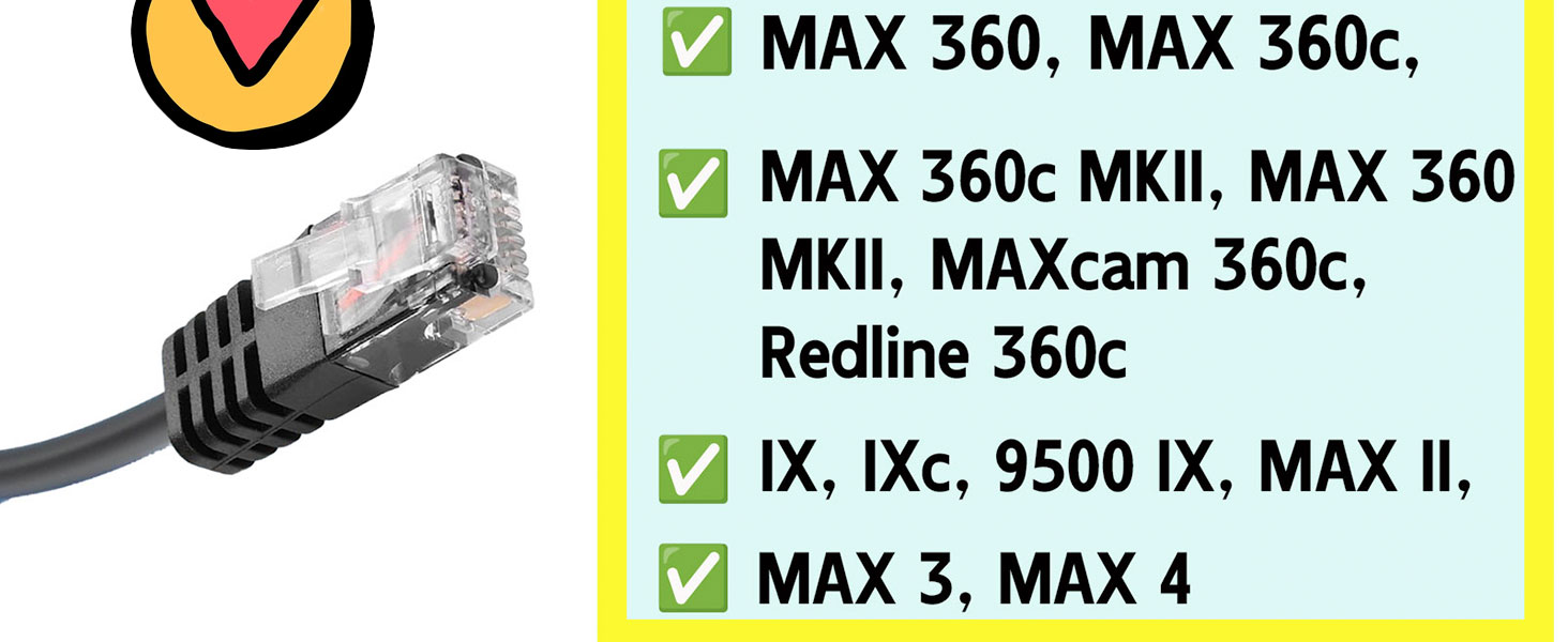 Replacement for Escort Radar Detector Power Cord