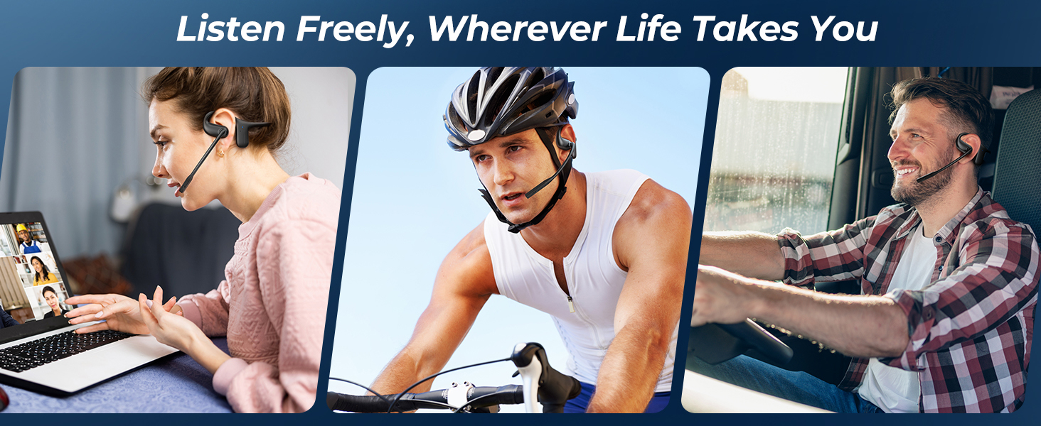 open ear headphones noise cancelling headphones open ear headphones with mic