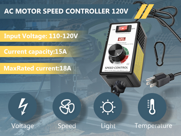 ac motor speed controller 120v electronic speed controller