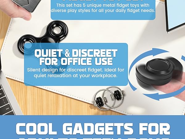 VERSATILE 5-IN-1 FIDGET TOY SET