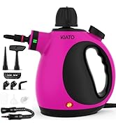 Kiato Handheld Steam Cleaner, 10 in 1 Hand Held Steamer for Cleaning, Portable Pressurized Steame...