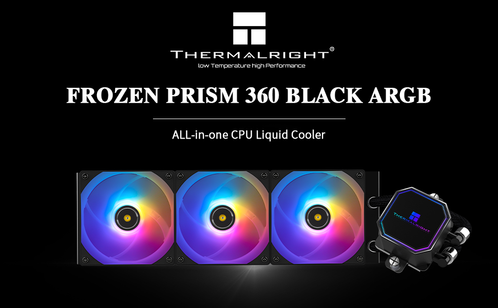 FP360 BLACK ARGB CPU AIO Cooler