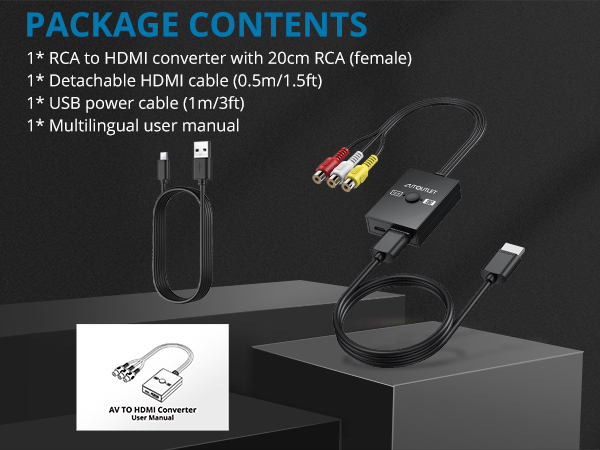 RCA to HDMI Converter