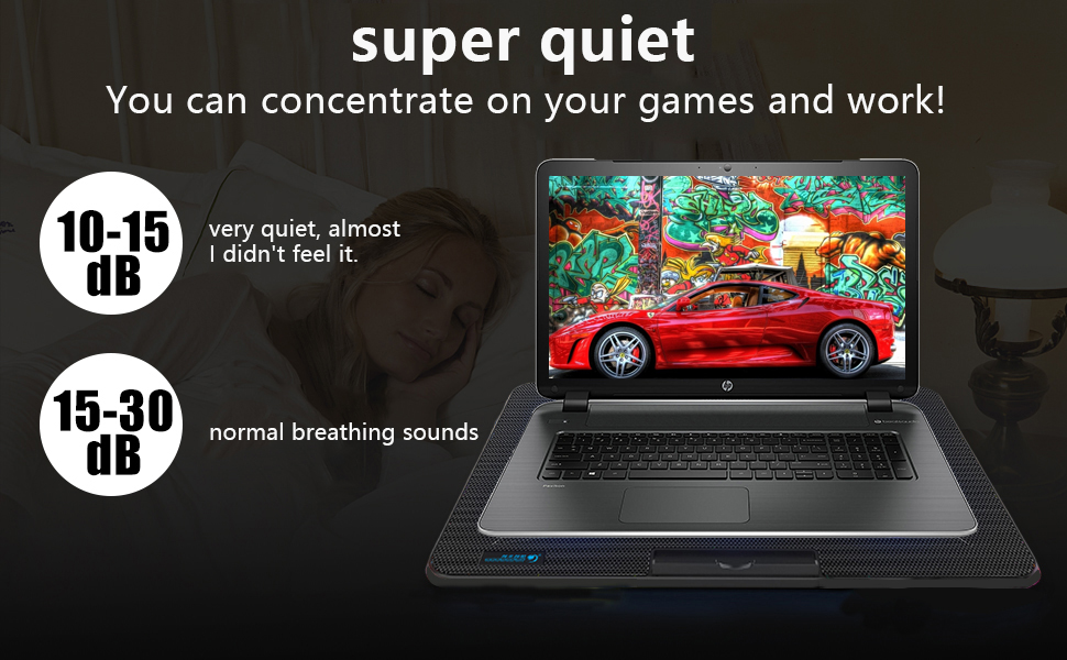 With low noise and high efficiency to provide a quiet environment while maintaining cooling power