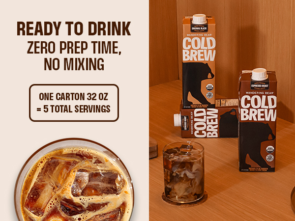 Wandering Bear Cold Brew 32 oz
