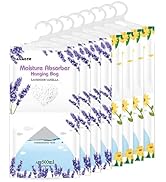 CANAGER Hanging Moisture Absorber Packets-Fresh Scent -4 Packs&amp;Moisture Absorber Packets-Lavender...
