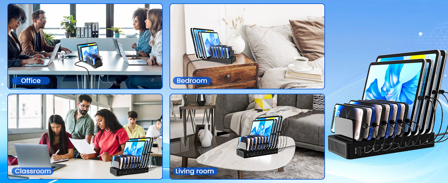 ipad charging station