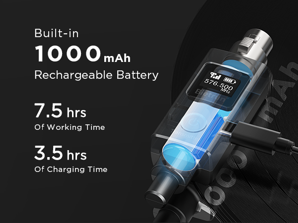 XLR Microphone wireless microphone audio transmitter and receiver wireless microphones systems