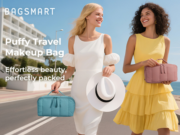 Puffy Travel Makeup Bag