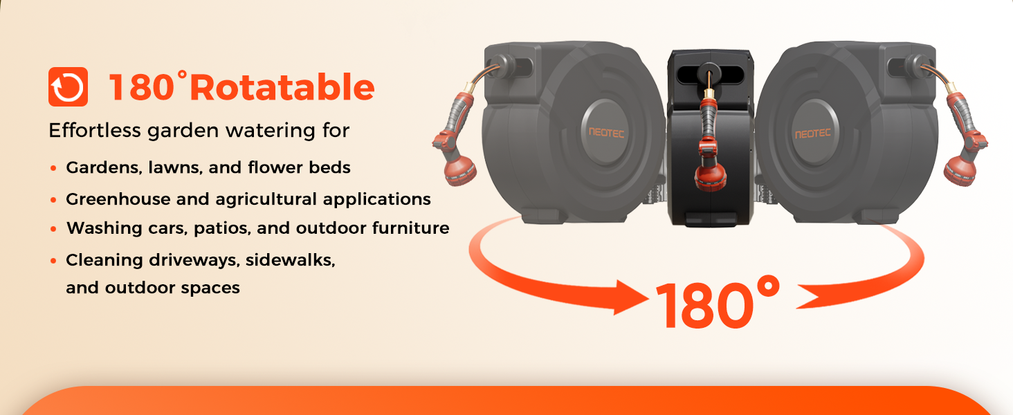 retractable water hose reel